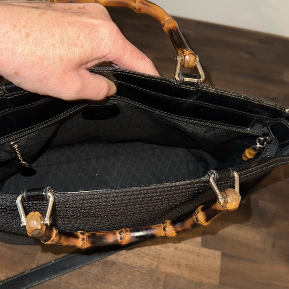 Gucci purse with bamboo handles - Picture 4 of 5